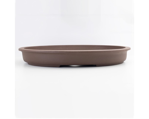 dai bonsai pot oval brown unglazed 47.5 cm